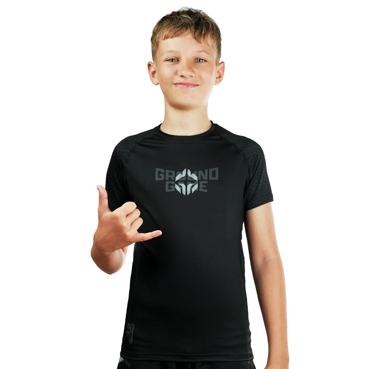 Otroški rashguard Samurai Shadow s kratkimi rokavi