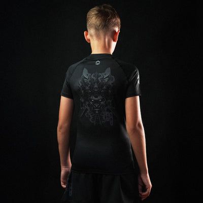 Otroški rashguard Samurai Shadow s kratkimi rokavi