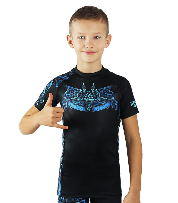 Otroški rashguard Viking s kratkimi rokavi