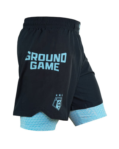 Dvoslojne trening kratke hlače 2v1 FC Armbar (mint)