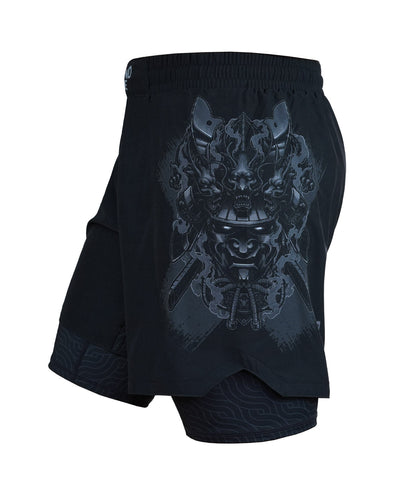 Dvoslojne trenirne kratke hlače Samurai Shadow