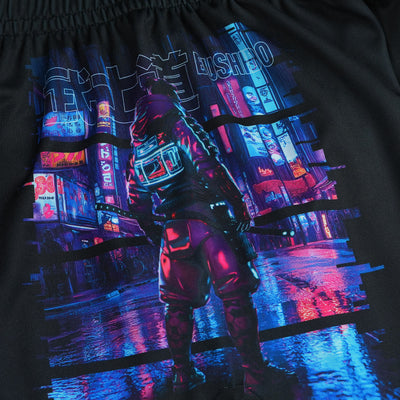 Otroške trening kratke hlače Cyber Samurai