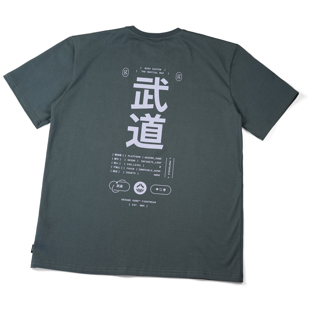 Oversize majica Budo (antracitna)