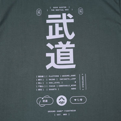 Oversize majica Budo (antracitna)
