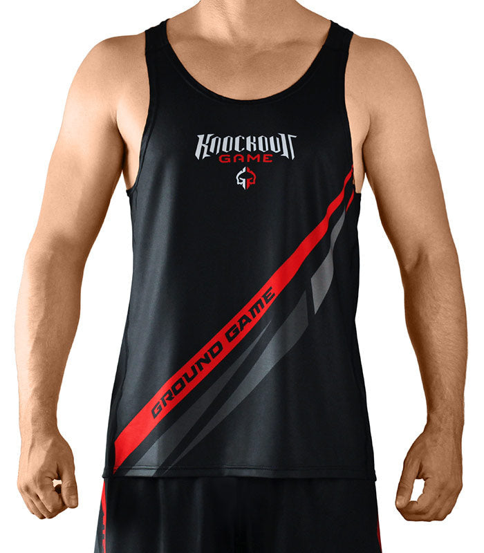 Boksarski tank top Knockout Game (črn)
