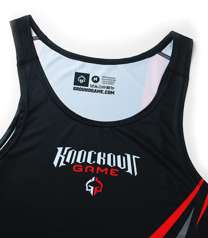 Boksarski tank top Knockout Game (črn)