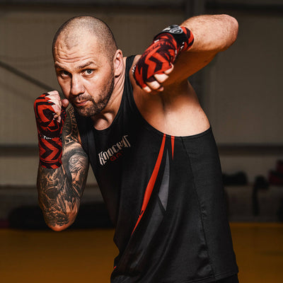 Boksarski tank top Knockout Game (črn)