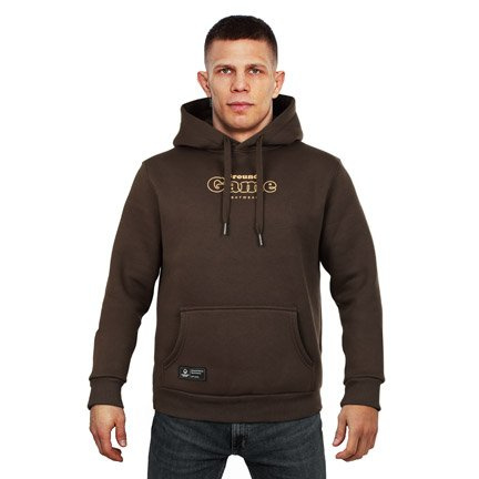 Pulover s kapuco Bubble (Rjavi)