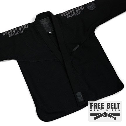 BJJ GI Champion 3.0 Shadow (črna) + GRATIS pas