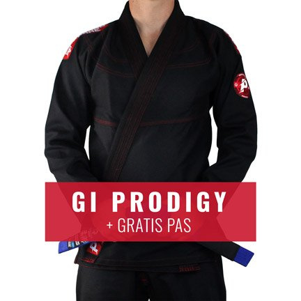 Prodigy BJJ Teen GI (Črna) + GRATIS pas