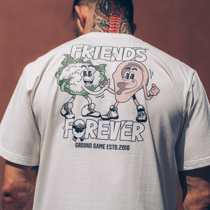 Majica Friends Forever Oversize (Bež)