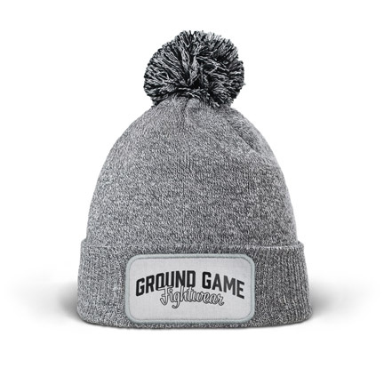 Pom-Pom Winter Hat Typo 2.0 (Grey)