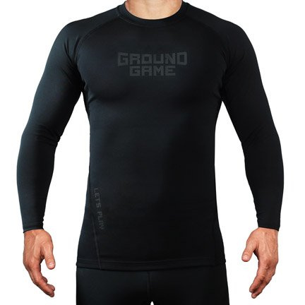 Rashguard Athletic Shadow Black z dolgimi rokavi