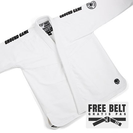 BJJ GI Gamer 2.0 (bela) + GRATIS pas