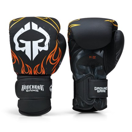 Boxing Gloves Flames