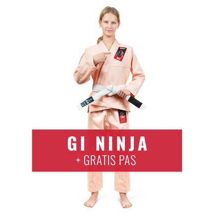 Ninja BJJ Kids GI  (Barva breskve) + GRATIS pas